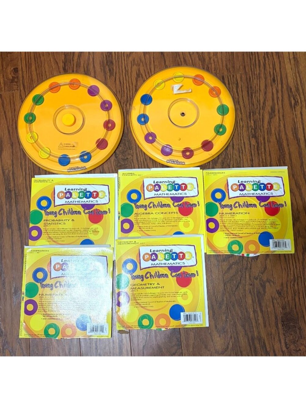 Math Level 3- Learning Palette Set 2 Bases & 5 Card Packs Grades Set E